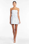 Striking Elegance Mini Dress Blue