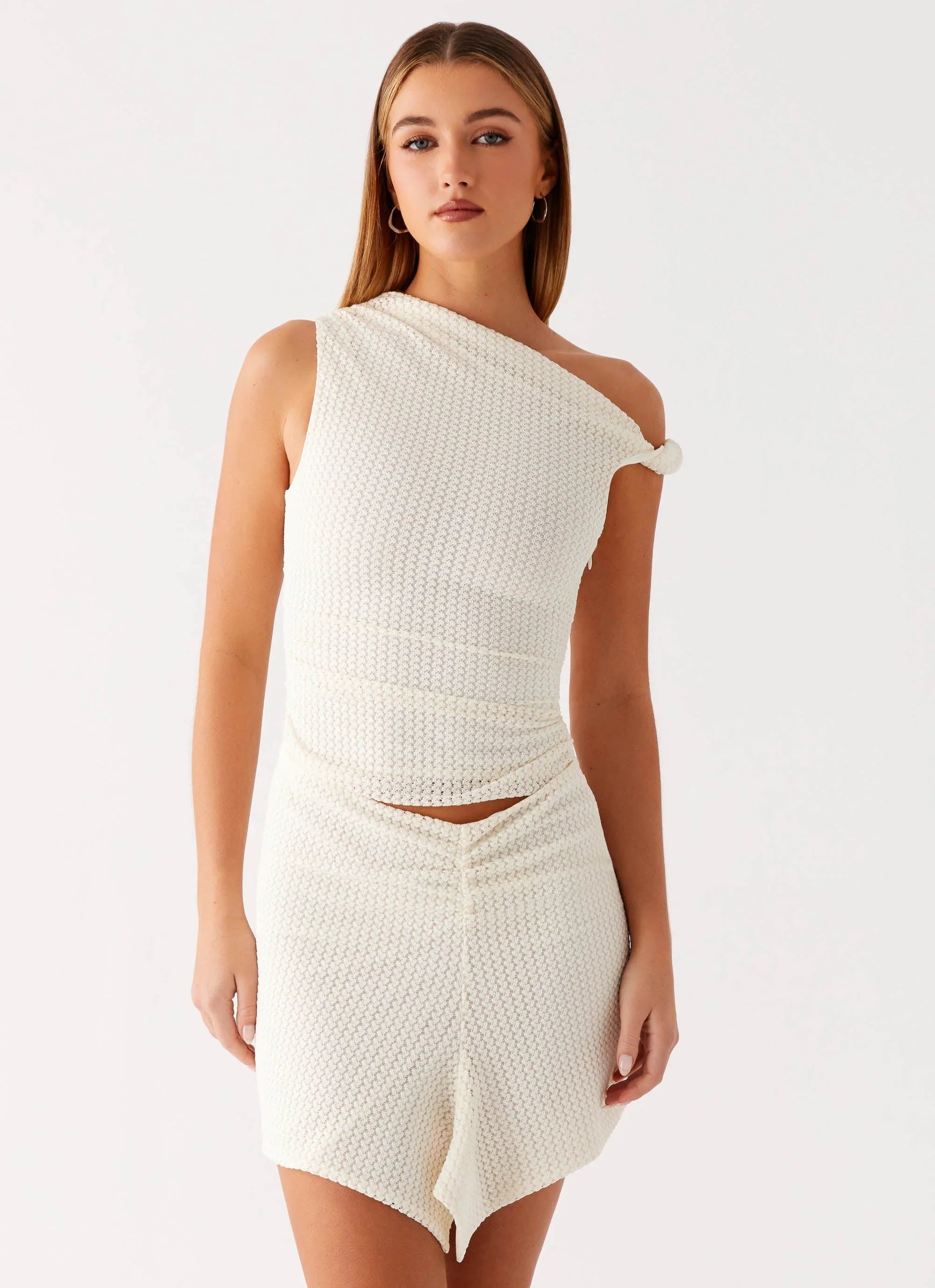 Alina Mini Dress - Ivory