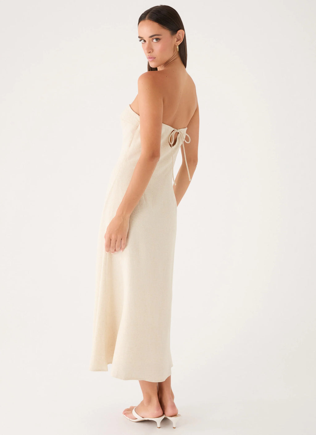 Sun Searching Midi Dress - Oatmeal