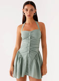 Fable Mini Dress - Sage