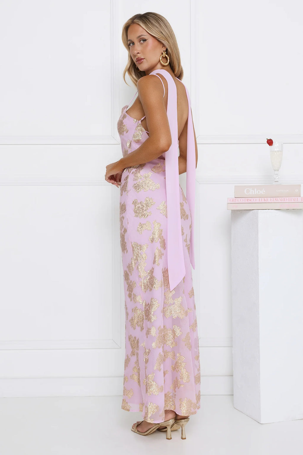 Dreamy Dazzle Maxi Dress Lilac