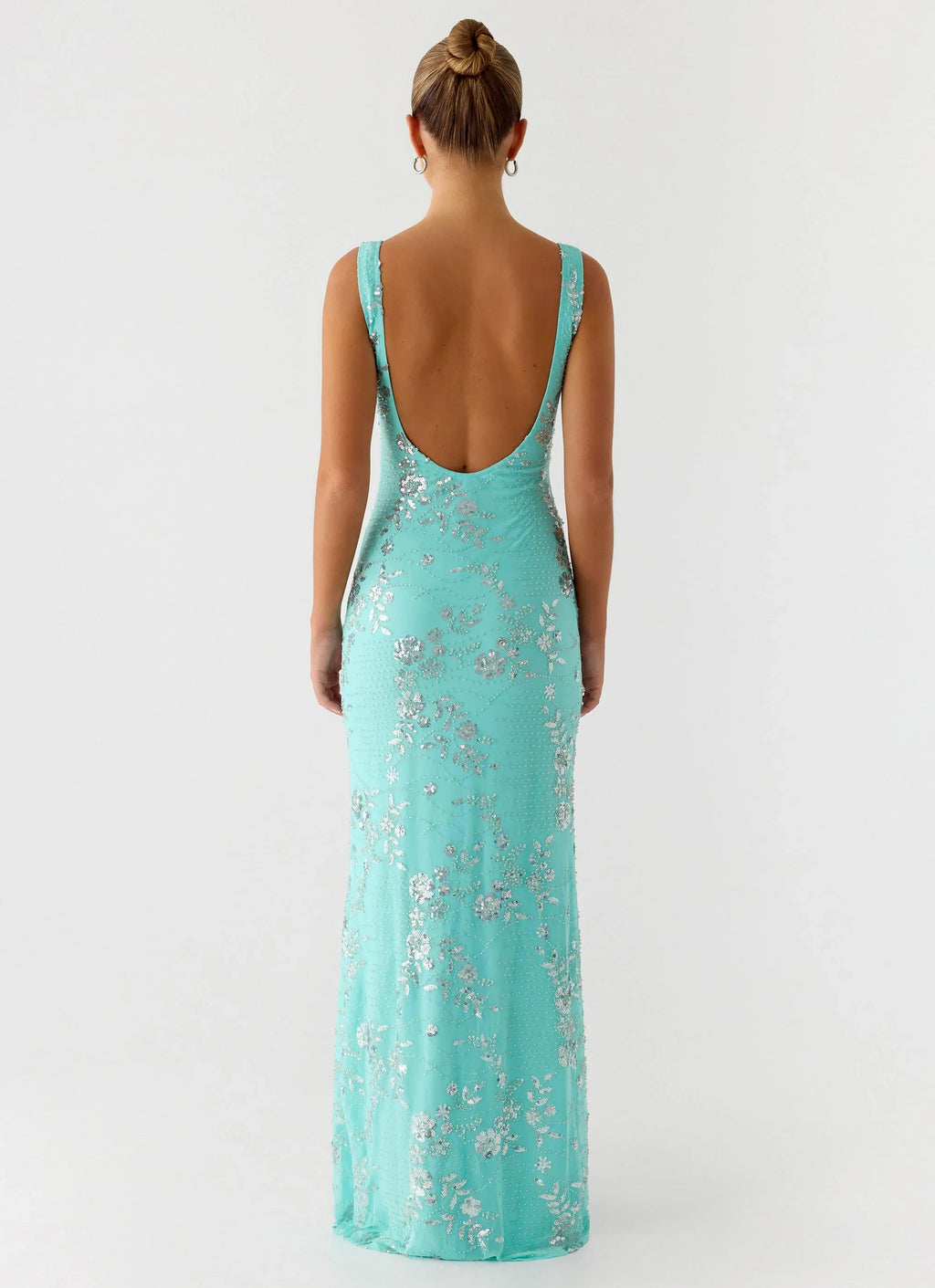 Silvana Maxi Dress - Aqua