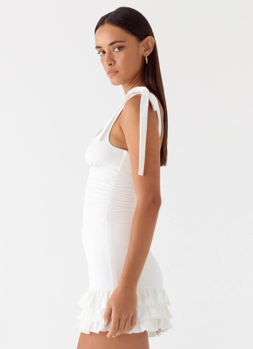 Laufey Mini Dress - White
