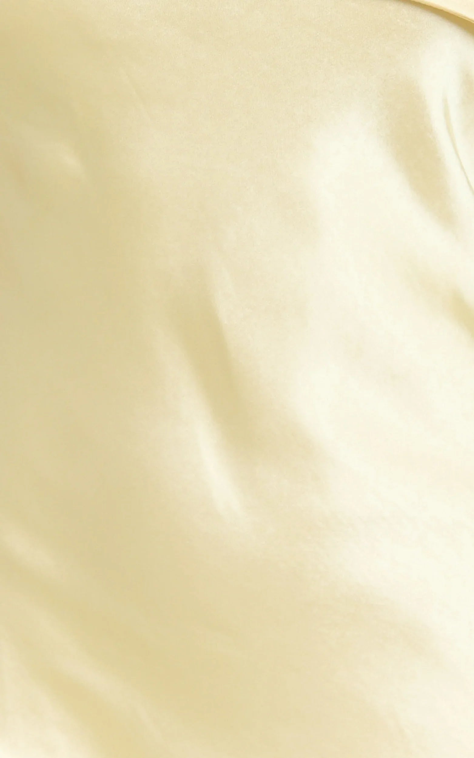 Calix Midi Dress - One Shoulder Slip Dress in Butter