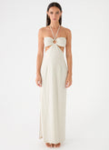 Laid Bare Maxi Dress - Desert Stripe